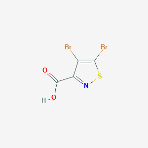 B1626678 4,5-Dibromo-1,2-thiazole-3-carboxylic acid CAS No. 4576-87-8
