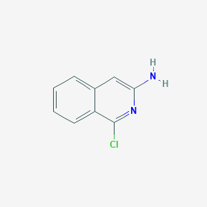 molecular formula C9H7ClN2 B1626686 1-氯异喹啉-3-胺 CAS No. 7574-64-3