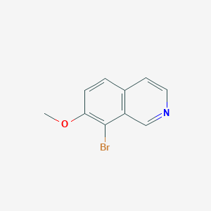 molecular formula C10H8BrNO B1626704 8-Bromo-7-methoxyisoquinoline CAS No. 67335-10-8