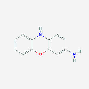 molecular formula C12H10N2O B1626706 10H-吩恶嗪-3-胺 CAS No. 30725-13-4