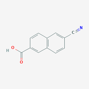 molecular formula C12H7NO2 B1626707 6-Cyano-2-naphthoic acid CAS No. 5159-60-4