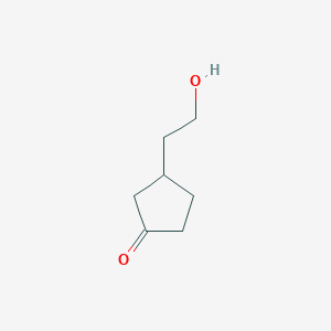 B1626746 3-(2-Hydroxyethyl)cyclopentanone CAS No. 61478-19-1