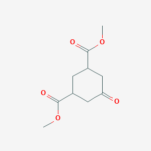 molecular formula C10H14O5 B1626749 5-氧代环己烷-1,3-二甲酸二甲酯 CAS No. 87122-06-3