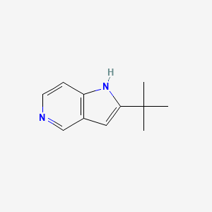 molecular formula C11H14N2 B1626753 2-(tert-Butyl)-1H-pyrrolo[3,2-c]pyridine CAS No. 86847-76-9
