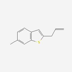 molecular formula C12H12S B1626758 2-Allyl-6-methylbenzo[b]thiophene CAS No. 89816-56-8