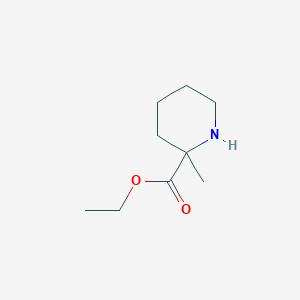 molecular formula C9H17NO2 B1626762 Ethyl 2-methylpiperidine-2-carboxylate CAS No. 66937-98-2