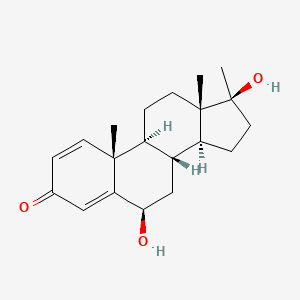 molecular formula C20H28O3 B1626764 6beta-Hydroxymethandrostenolone CAS No. 33526-41-9
