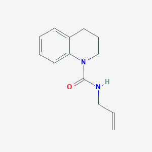 molecular formula C13H16N2O B1626765 N-(Prop-2-en-1-yl)-3,4-dihydroquinoline-1(2H)-carboxamide CAS No. 63098-93-1