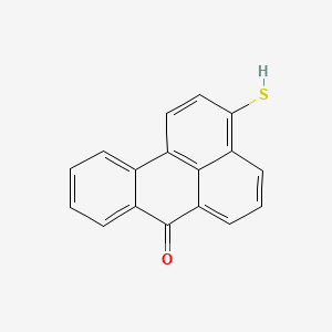 molecular formula C17H10OS B1626770 3-mercapto-7H-benzo[de]anthracen-7-one CAS No. 6409-45-6