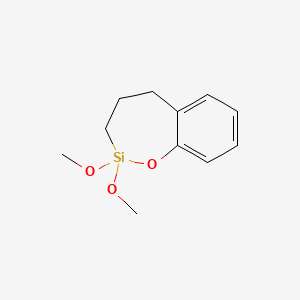 B1626779 2,3,4,5-Tetrahydro-2,2-dimethoxy-1,2-benzoxasilepin CAS No. 94158-47-1