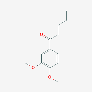 B1626785 1-(3,4-Dimethoxyphenyl)pentan-1-one CAS No. 66053-97-2