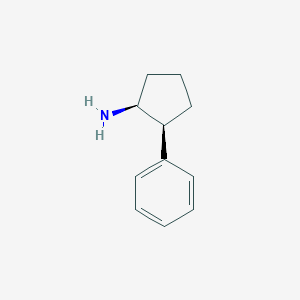 molecular formula C11H15N B1626788 (1S,2S)-2-苯基环戊胺 CAS No. 40264-04-8