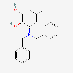 B1626803 (2S,3S)-3-Dibenzylamino-5-methylhexane-1,2-diol CAS No. 840507-32-6