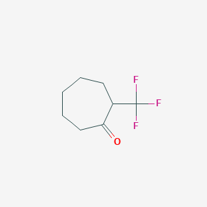 molecular formula C8H11F3O B1626807 2-三氟甲基环庚酮 CAS No. 60719-13-3