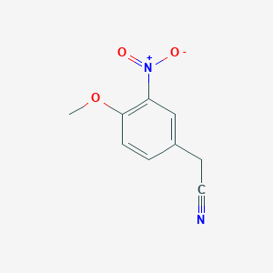 molecular formula C9H8N2O3 B1626811 2-(4-甲氧基-3-硝基苯基)乙腈 CAS No. 56245-07-9