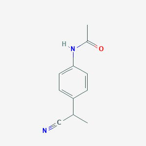 B1626812 N-(4-(1-Cyanoethyl)phenyl)acetamide CAS No. 28694-91-9