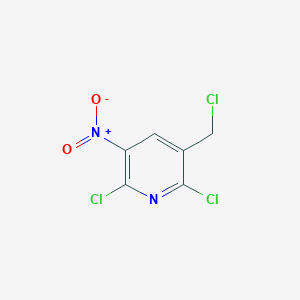 molecular formula C6H3Cl3N2O2 B1626817 2,6-Dichloro-3-chloromethyl-5-nitropyridine CAS No. 51071-61-5