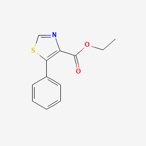 molecular formula C12H11NO2S B1626824 Ethyl 5-phenylthiazole-4-carboxylate CAS No. 61323-28-2