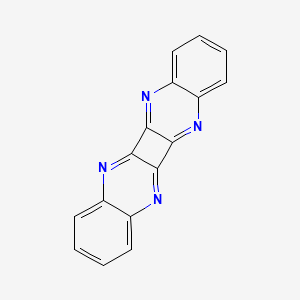 molecular formula C16H8N4 B1626831 Biquinoxalylene CAS No. 37660-36-9