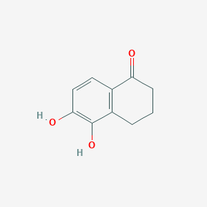 molecular formula C10H10O3 B1626833 5,6-Dihydroxy-1-tetralone CAS No. 59515-92-3