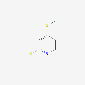 molecular formula C7H9NS2 B1626843 2,4-Bis(methylthio)pyridine CAS No. 71506-85-9