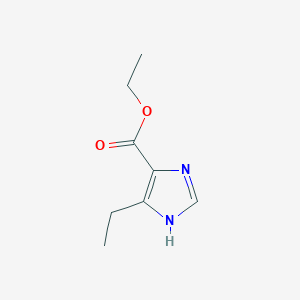 B1626855 ethyl 4-ethyl-1H-imidazole-5-carboxylate CAS No. 38603-77-9