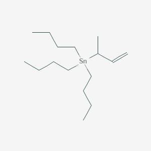 molecular formula C16H34Sn B1626876 (丁-3-烯-2-基)(三丁基)锡烷 CAS No. 76505-19-6