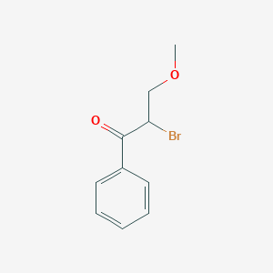 molecular formula C10H11BrO2 B1626891 2-溴-3-甲氧基-1-苯基丙انون-1 CAS No. 21726-71-6