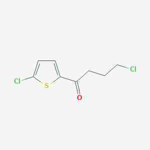 B1626892 4-Chloro-1-(5-chlorothiophen-2-yl)butan-1-one CAS No. 63490-84-6