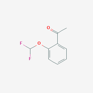 molecular formula C9H8F2O2 B162690 1-(2-(二氟甲氧基)苯基)乙酮 CAS No. 127842-55-1
