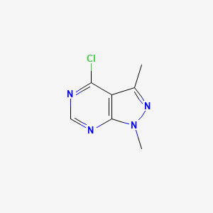 molecular formula C7H7ClN4 B1626904 4-chloro-1,3-dimethyl-1H-pyrazolo[3,4-d]pyrimidine CAS No. 87412-89-3