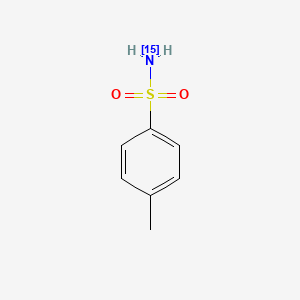 molecular formula C7H9NO2S B1626929 对甲苯磺酰胺-15N CAS No. 287476-18-0