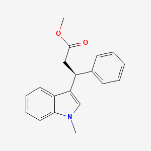 B1626934 Methyl (3S)-(+)-3-(methyl-1H-indol-3-yl)-3-phenylpropionate CAS No. 429689-17-8