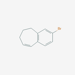 molecular formula C11H11B B1626950 3-Bromo-6,7-dihydro-5H-benzocycloheptene CAS No. 939760-92-6