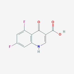 molecular formula C10H5F2NO3 B1626958 5,7-Difluoro-4-hydroxyquinoline-3-carboxylic acid CAS No. 228728-18-5