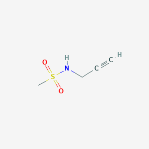 molecular formula C4H7NO2S B1626972 N-(prop-2-yn-1-yl)methanesulfonamide CAS No. 93501-84-9