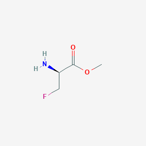 molecular formula C4H8FNO2 B1626982 Methyl 3-fluoro-D-alaninate CAS No. 76312-98-6
