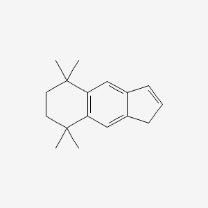 molecular formula C17H22 B1626998 5,5,8,8-Tetramethyl-5,6,7,8-tetrahydro-1H-cyclopenta[b]naphthalene CAS No. 276890-24-5