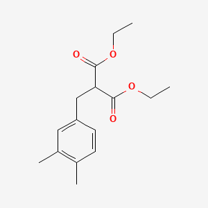 molecular formula C16H22O4 B1627000 Diethyl 2-(3,4-dimethylbenzyl)malonate CAS No. 289902-87-0
