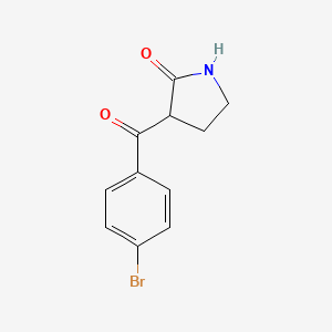 molecular formula C11H10BrNO2 B1627010 3-(4-Bromobenzoyl)pyrrolidin-2-one CAS No. 328546-97-0