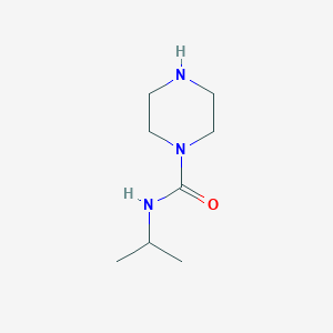 molecular formula C8H17N3O B1627013 N-异丙基哌嗪-1-甲酰胺 CAS No. 205116-57-0
