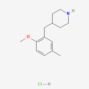 4-(2-Methoxy-5-methyl-benzyl)-piperidine hydrochloride
