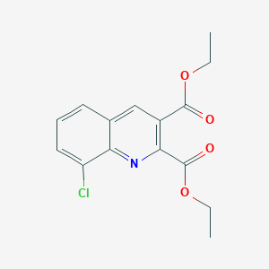 molecular formula C15H14ClNO4 B1627026 8-氯喹啉-2,3-二羧酸二乙酯 CAS No. 892874-60-1
