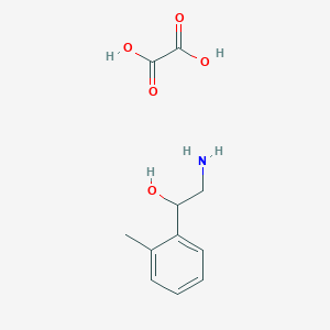 molecular formula C11H15NO5 B1627029 2-羟基-2-(2-甲基苯基)乙胺草酸盐 CAS No. 1170238-97-7