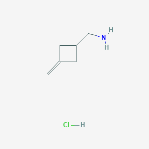 molecular formula C6H12ClN B1627037 (3-亚甲基环丁基)甲胺盐酸盐 CAS No. 915402-10-7