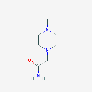 molecular formula C7H15N3O B1627045 2-(4-甲基哌嗪-1-基)乙酰胺 CAS No. 83808-21-3