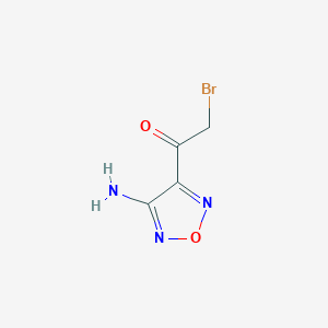B1627048 1-(4-Amino-1,2,5-oxadiazol-3-YL)-2-bromo-ethanone CAS No. 172469-62-4