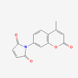 molecular formula C14H9NO4 B1627056 1-(4-甲基-2-氧代-2H-香豆素-7-基)-1H-吡咯-2,5-二酮 CAS No. 211565-47-8