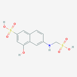 B1627057 4-Hydroxy-6-[(sulfomethyl)amino]naphthalene-2-sulfonic acid CAS No. 6259-56-9