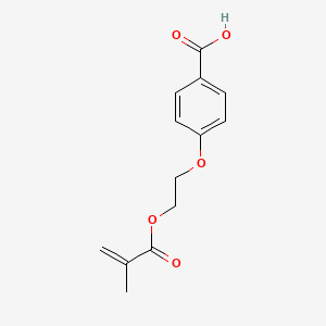 B1627062 4-[2-(2-Methylprop-2-enoyloxy)ethoxy]benzoic acid CAS No. 69260-39-5